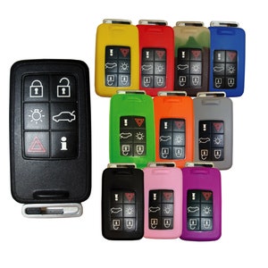 Keyless Entry Remote Rubber Key Fob Cover Fits Volvo s60 s80 v70 xc60 xc70 part# VOLVN26