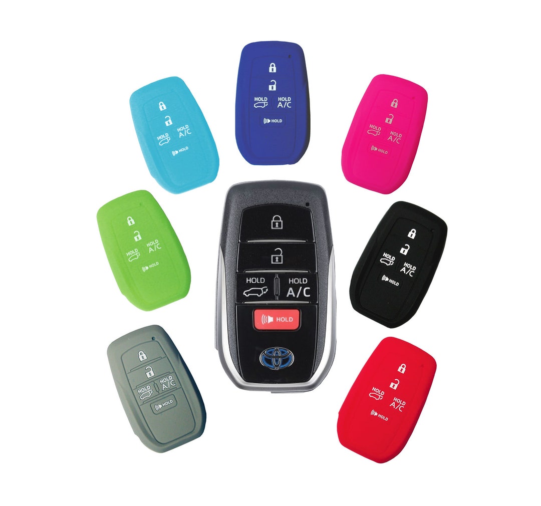 Keyless Entry Key Fob Rubber Remote Cover Fits Toyota RAV4 Prime BZ4X