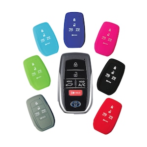Keyless Entry Key Fob Rubber Remote Cover Fits Toyota RAV4 Prime BZ4X Subaru Solterra 2021 2022 2023 2024 2025 part# TYOTAG165N