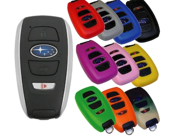 2Pcs, Black Red Lcyam Remote Key Fob Cover Silicone Rubber Case Compatible with 2018 2019 2020 Subaru Outback Ascent Crosstrek Forester legacy Impreza WRX Keyless Entry Systems 2Pcs, Black Red Lcyam Remote Key Fob Cover Silicone Rubber Case Compatible with 2018 2019 2020 Subaru Outback Ascent Crosstrek Forester legacy Impreza WRX Keyless Entry Systems