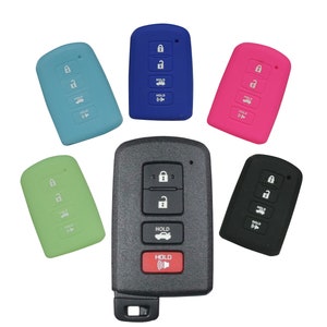 Keyless Entry Key Fob Rubber Remote Cover Fits Toyota Highlander Camry Corolla Yaris part# TYOTAG104N