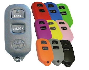 A Toyota Keyless Entry Remote Rubber Key Fob Cover For Camry Rav-4 Corolla Tundra Tacoma TYOTAG12