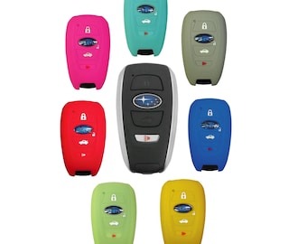 Keyless Entry Remote Rubber Key Fob Cover fits Subaru Ascent BRZ Forester Impreza Legacy Outback WRX  XV Crosstrek  #SUBRO34n