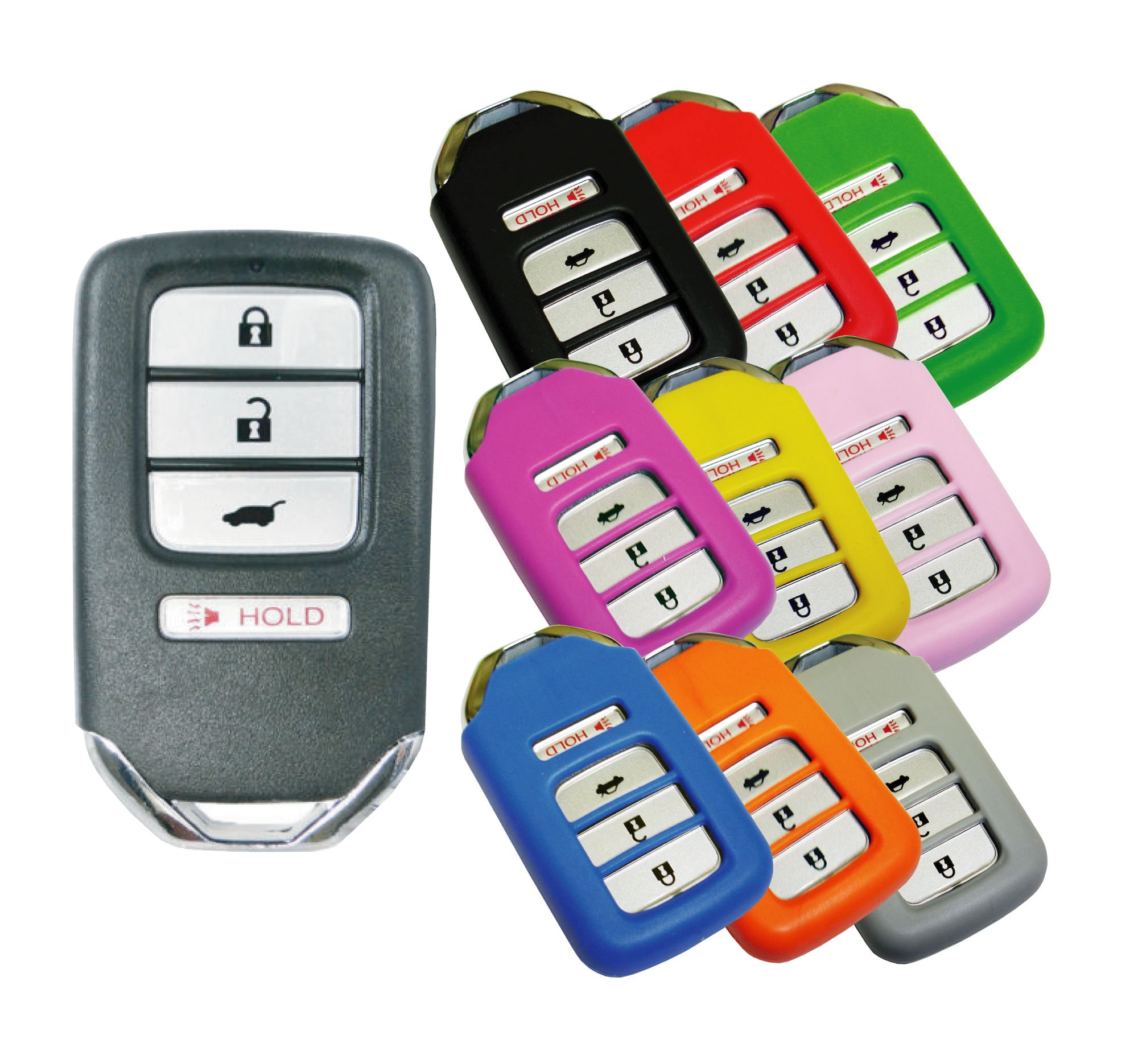 Coque De Protection Pour Clé Honda - TPU Souple, Compatible Civic, Accord, CR-V, Etc.