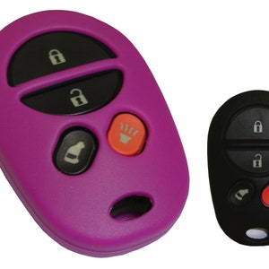 Toyota Keyless Entry Remote Rubber Key Fob Cover Camry Sequoia Avalon Skin Case part# TYOTAG44