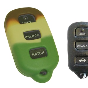 Keyless Entry Remote Rubber Key Fob Cover for Toyota 4 Runner Sequoia Matrix Avalon Skin part# TYOTAG23