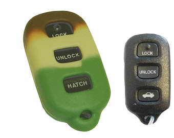 Toyota Keyless Entry Remote Rubber Key Fob Cover For 4 Runner Sequoia Matrix Avalon TYOTAG23