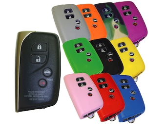 Keyless Entry Key Fob Remote Rubber Cover Fits Lexus LS 460 600h 2014 2015 2016 2017 part# LXUSI54
