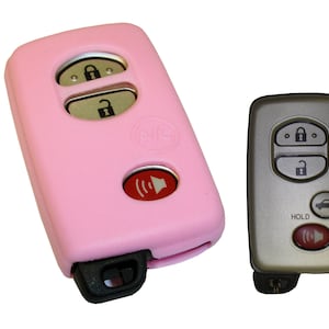 Keyless Entry Remote Rubber Key Fob Cover fits Toyota Land Cruiser Prius Rav4 Camry Venza part# TYOTAG54
