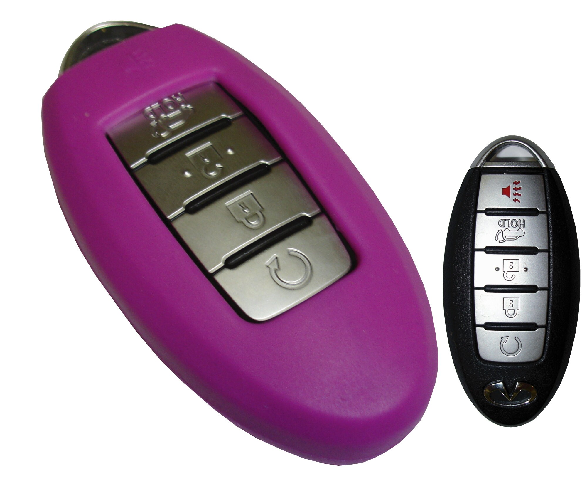 thumbnail image 2 of Nissan Rogue 2025 Accessories Nissan Key Fob Cover With - TPU Protector For 2023-2024 Pathfinder & Rogue Diamond Keychain 2 of 9