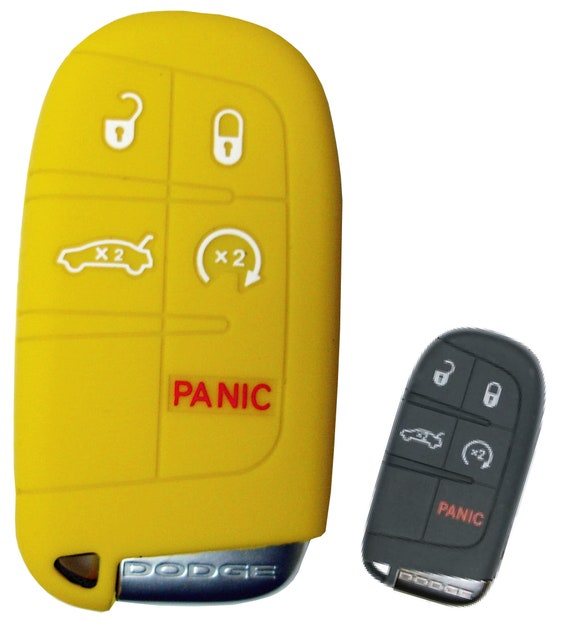 2x Replacement Key Fob Shell Case For Jeep Dodge Chrysler – 4-Button, No Electronics
