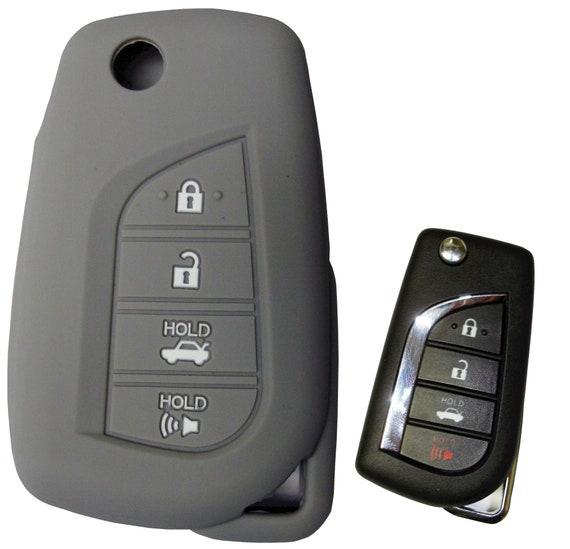 Red TPU Key Fob Cover Case Jacket Skin Glove Holder For