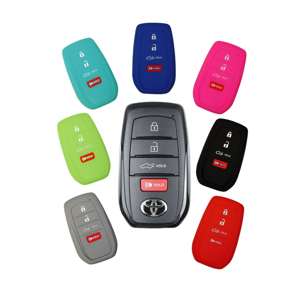 Keyless Entry Key Fob Rubber Remote Cover Fits Toyota Tacoma Tundra ...