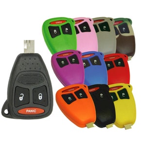 Keyless Entry Remote Rubber Key Fob Cover Fits Dodge Dakota Magnum Clicker Beeper part# DDGA33