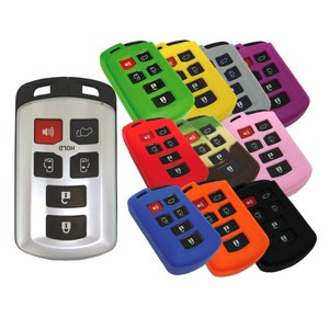 Toyota Keyless Entry Remote Rubber Key Fob Cover For Sienna TYOTAG86