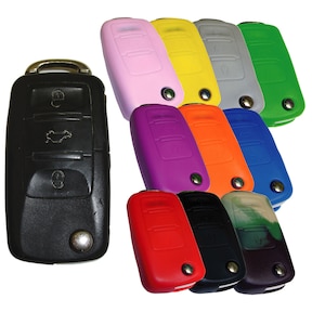 Keyless Entry Key Fob Rubber Remote Cover Fits Golf Rabbit Toureg Gti Beetle Passat part# VWH14