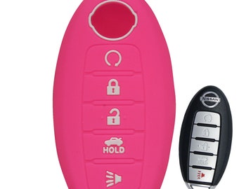 Nissan Keyless Entry Remote Rubber Key Fob Cover For Altima Maxima Sentra (2019-2025) NSSNF66N