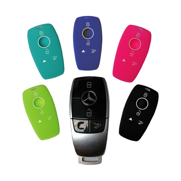 Key Fob Keyless Entry Silicone Rubber Remote Cover Fits Mercedes Benz skin 2019 2020 2021 2022 C43 part# MRCDN24N