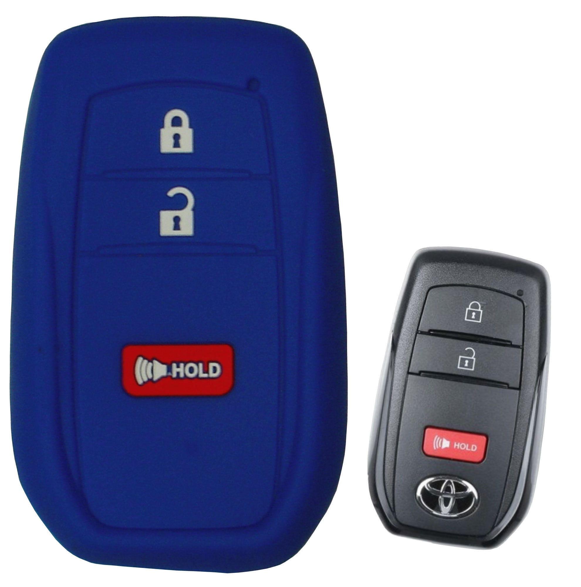 Key Fob Keyless Entry Rubber Remote Cover Fits Toyota RAV4 Prime 2021