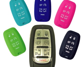 Dark Purple Key Fob Cover Fit for Chrysler Pacifica 2017-2021 Voyager 2020 2021 Soft TPU Remote Holder Skin Protector Jacket Keyless Entry Sleeve Accessories Dark Purple Key Fob Cover Fit for Chrysler Pacifica 2017-2021 Voyager 2020 2021 Soft TPU Remote Holder Skin Protector Jacket Keyless Entry Sleeve Accessories
