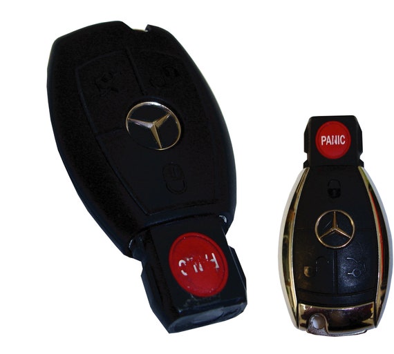 Silver Key Fob Cover Case For Mercedes A B C E S G M V Class – 3 Or 4 Button – AutoStyling TL70