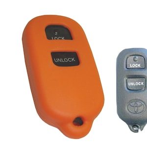 Toyota Keyless Entry Remote Rubber Key Fob Cover Camry Rav-4 Corolla Tundra Tacoma part# TYOTAG12
