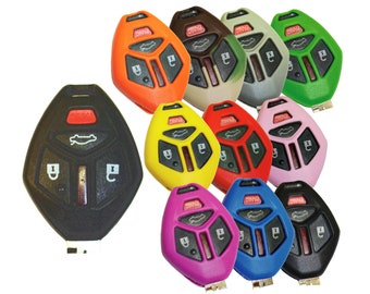 2-Pack Keyless Entry Remote Rubber Key Fob Cover Fits Mitsubishi Eclipse Endeavor Galant Mirage Lancer part# MITP24