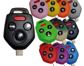 Keyless Entry Remote Rubber Key Fob Cover fits Subaru BRZ Forester Impreza Tribeca Outback WRX XV Crosstrek #SUBRO24