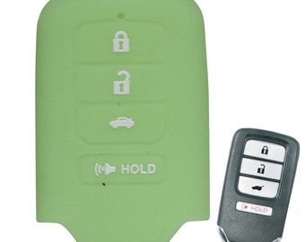 Keyless Entry Key Fob Silicone Rubber Remote Cover Fits Civic Accord Pilot Insight part# HNDAD104N