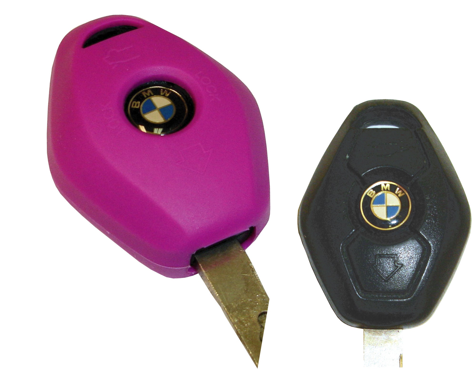 Purple TPU key case remote control cover protection for BMW 7 Series 5  display k
