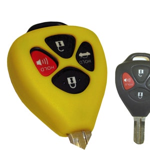 Keyless Entry Remote Rubber Key Fob Cover for Toyota  Yaris Corolla Matrix 4 Runner Camry part# TYOTAG64