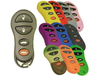 Dodge Chrysler JEEP RAM télécommande porte-clés d'entrée sans clé en caoutchouc pour SRT 300 Liberty DDGA24
