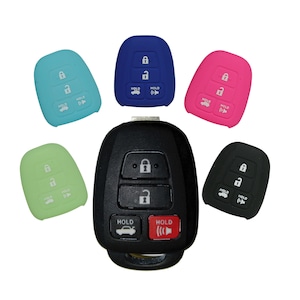 Keyless Entry Key Fob Rubber Remote Cover Fits Toyota Yaris Camry RAV4 Corolla 86 2019 2018 2017 2016 2015 2014 part# TYOTAG94N
