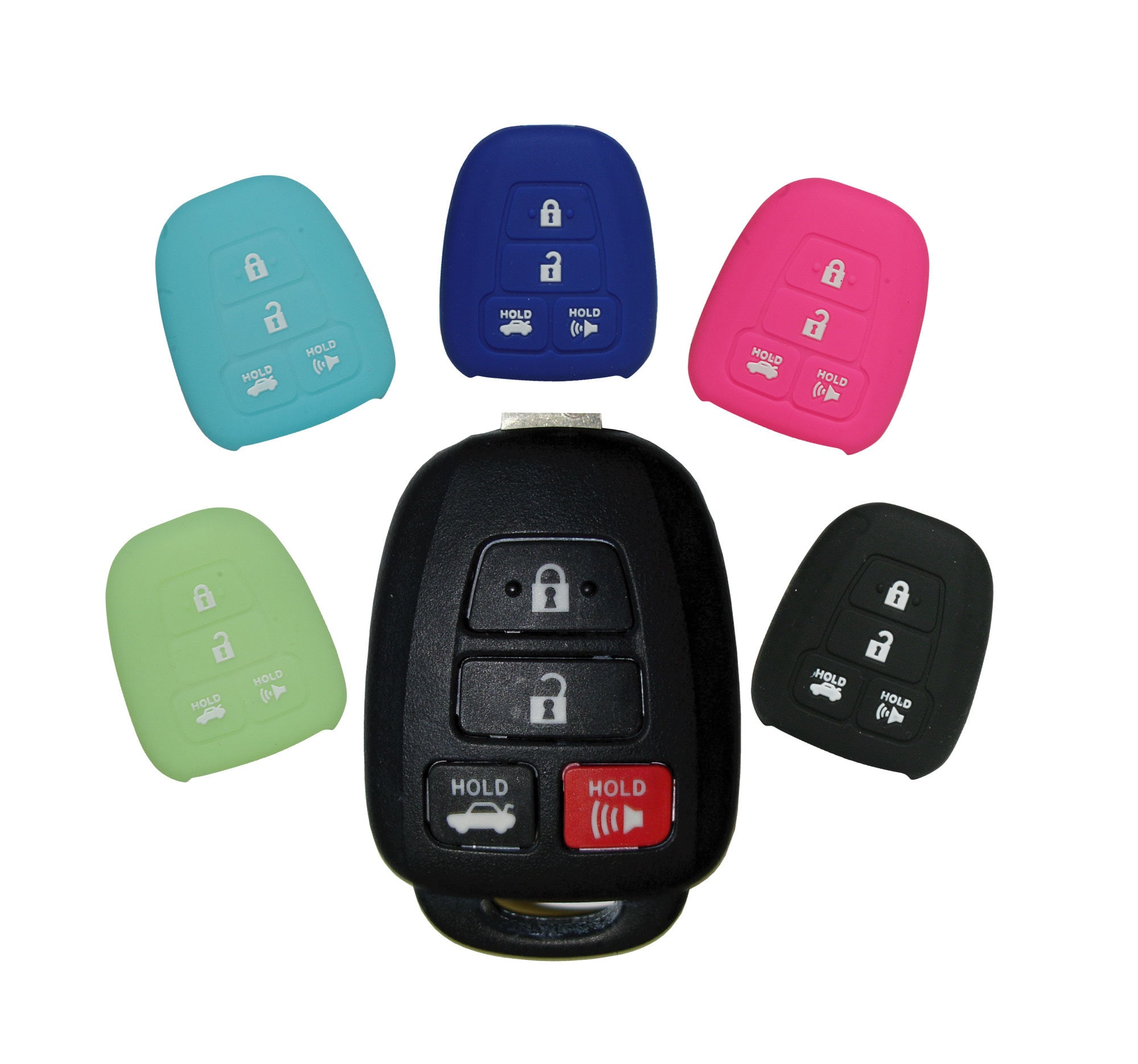 Remote Key Fob Shell Case Replacement For Toyota & Scion - Model BAB237131-056 (Case Only)