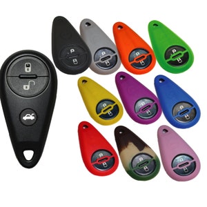 Keyless Entry Remote Rubber Key Fob Cover fits Subaru #SUBRO13 B9 Tribeca Baja Forester Impreza Legacy Outback
