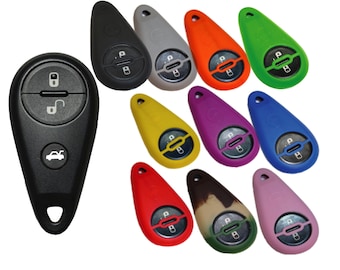 Keyless Entry Remote Rubber Key Fob Cover fits Subaru #SUBRO13 B9 Tribeca Baja Forester Impreza Legacy Outback