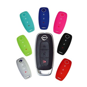 Keyless Entry Key Fob Rubber Remote Cover Fits 2023 2024 2025 Nissan Kicks Rogue Ariya part# NSSNF83N