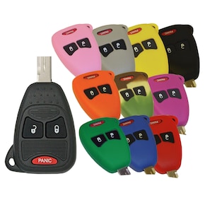 Keyless Entry Remote Rubber Key Fob Cover Fits Dodge Chrysler JEEP RAM Dakota Wrangler part# DDGA55