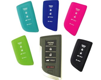 GFDesign 2 Pcs Silicone 4 Buttons Key Fob Cover Remote Case Keyless Rubber Protector Holder Compatible with Acura CL RL TL TSX GFDesign 2 Pcs Silicone 4 Buttons Key Fob Cover Remote Case Keyless Rubber Protector Holder Compatible with Acura CL RL TL TSX