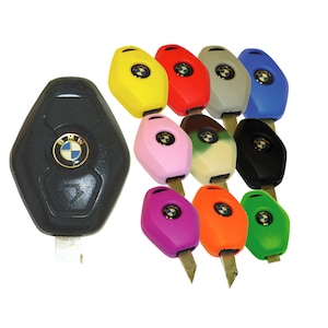 Keyless Entry Remote Rubber Key Fob Cover Fits BMW 1998 1999 2000 2001 2002 2003 2004 2005 3 5 7 x5 z3 z4 part# BMWJ33