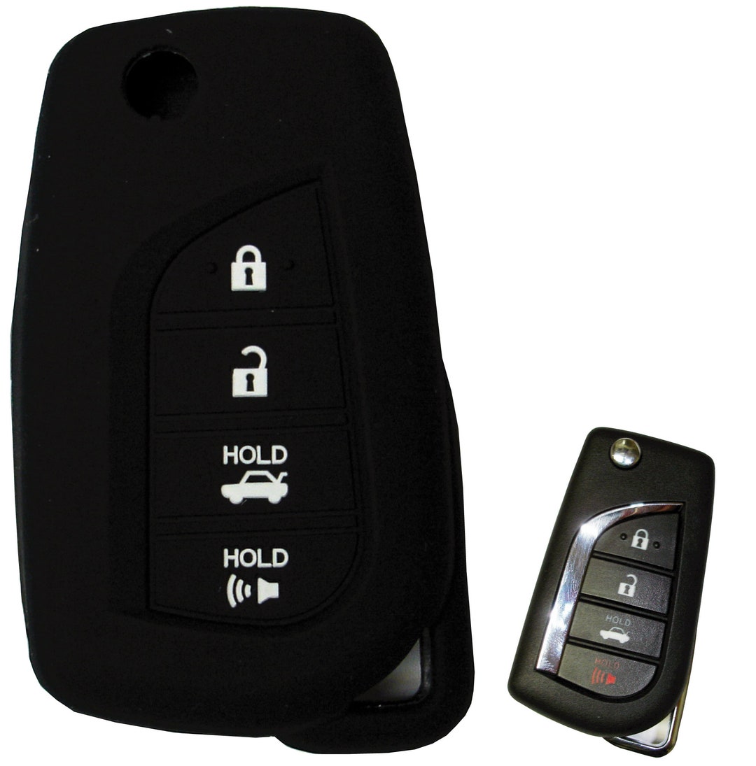 Toyota Keyless Entry Key Fob Rubber Remote Cover for Flip Key Camry