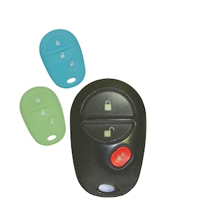 Keyless Entry Key Fob Rubber Remote Cover Fits Toyota Tacoma Tundra Sequoia 2017 2016 part# TYOTAG33N