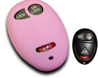 Chevrolet Chevy GM Buick Pontiac Hummer Colorado Regal Century Keyless Entry Remote Silicone Rubber Key Fob Cover GMC64