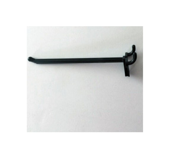 Buy 50 Plastic Black Peg Pegboard Hooks 4 Inches Long by 1/8 Thick for  Display Rack. Online in India 