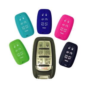Key Fob Keyless Entry Rubber Remote Cover Fits Chrysler Pacifica 2017 2018 2019 2020 2021 2022 2023 2024 2025 part# DDGA97N