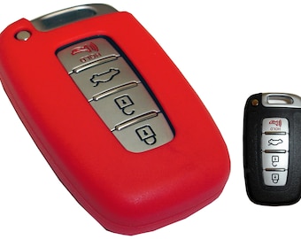 Hyundai Azera Veloster Equus Sonata Sorento Keyless Entry Remote Silicone Rubber Key Fob Cover HYKIK44