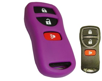 Cache-porte-clés en caoutchouc à télécommande d'entrée sans clé Nissan Frontier Xterra Titan Murano pièce # NSSNF13