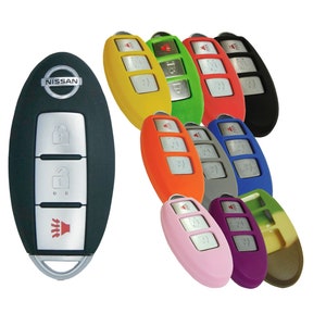 3-Button Smart Remote Key Case Shell For Nissan Cube, Rogue, Juke, Versa – Black
