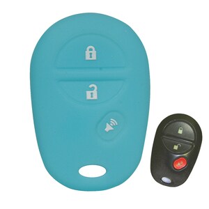 Keyless Entry Key Fob Rubber Remote Cover for Toyota Tacoma Tundra Sequoia 2017 2016 part# TYOTAG33N