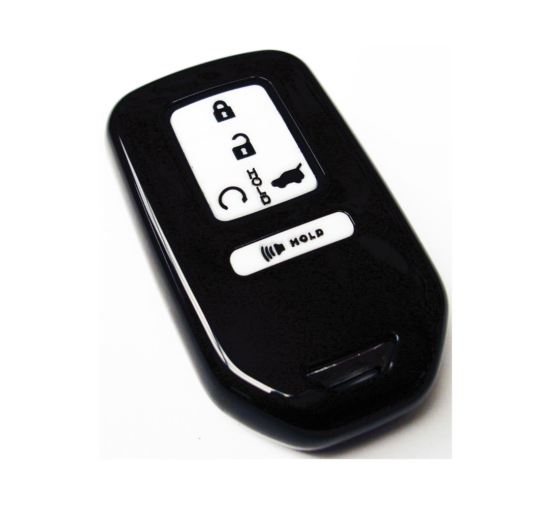 Keyless Entry Key Fob Remote Cover Plastic Gloss Black Shell Fits Honda